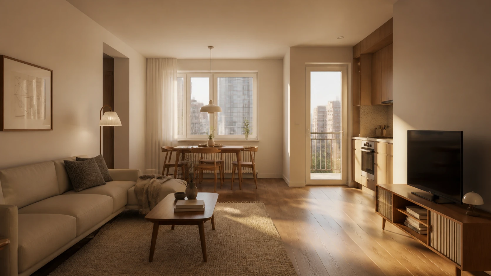 Семейная квартира в «Улаан Хото»: 71,9 м²