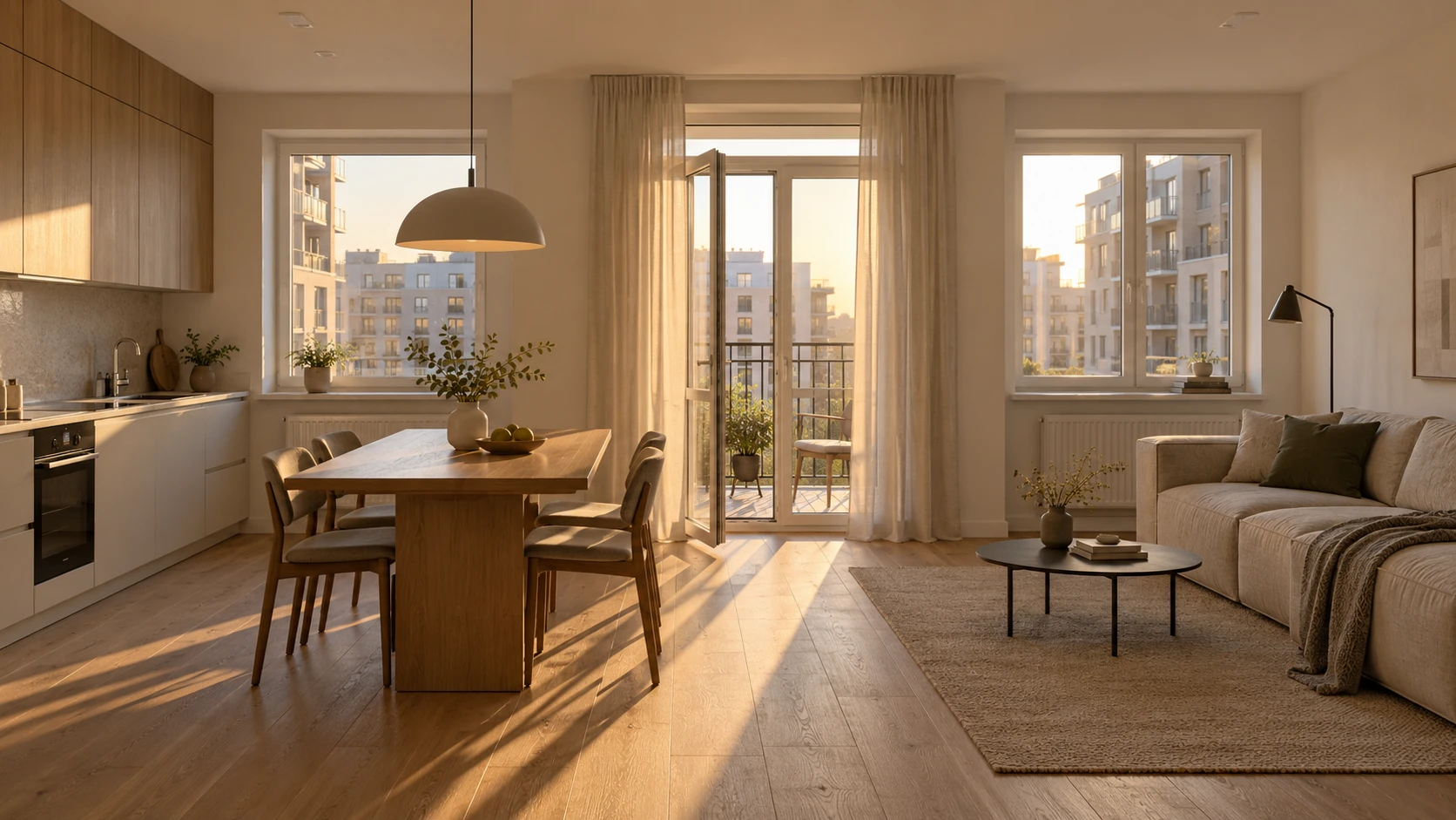 Квартира в «Пшеница»: 65,5 м² — визуализация